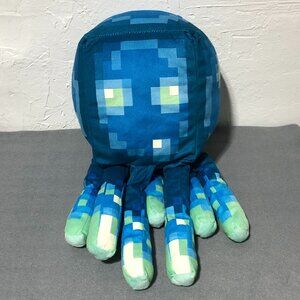 MINECRAFT Earth Glow Squid 19 in Pillow Glow In The Dark Plush
